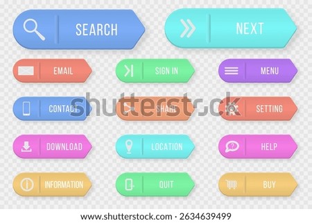 Contact button with web address icon vector graphic phone support label shape template simple signs click info design call online navigation service badge symbol client