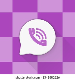 Contact Call Phone button Adaptive icon Material Design illustration