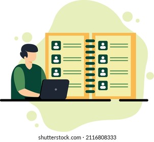 Contact Center. Man Manage User list