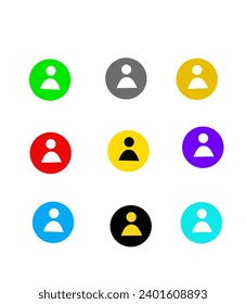 Contact and chat profile home icon in anything application and website