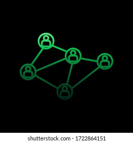 icono de nolan de comunicaciones de contacto. Línea delgada simple, contorno vectorial de iconos de redes de medios sociales para ui y ux, sitio web o aplicación móvil