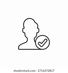 contact completed icon sign vector