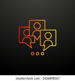 contact of contacts nolan icon. Elements of startup set. Simple icon for websites, web design, mobile app, info graphics