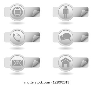 contact design elements set