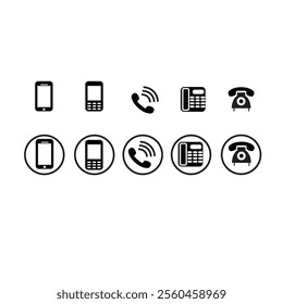 contact details flat design easy to colors and size

