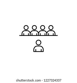 contact, discussion  icon. Element of professional icon for mobile concept and web apps. Thin line contact, discussion  icon can be used for web and mobile