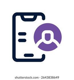 contact duotone icon. Sleek and modern vector icon for websites, mobile apps, marketing materials, and corporate design. Fully scalable and ready to use.