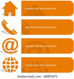 Contact elements for design.