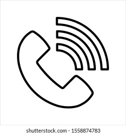 Contact As Flat Icon Line Style