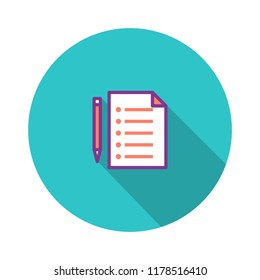 Contact Form Flat Icon