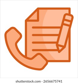 Contact Form Icon Element For Design