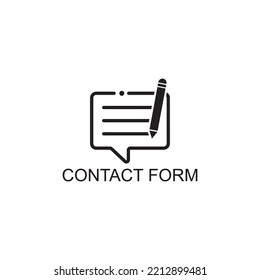 contact form icon , message icon