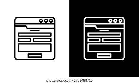 Contact Form With Icon Set Design
