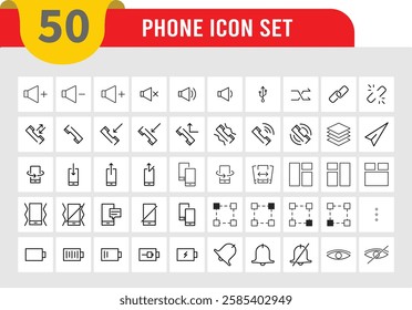 Contact icon collection. Editable Stroke line vector. Small user interface line icon symbols for apps and websites