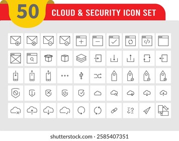 Contact icon collection. Editable Stroke line vector. Small user interface line icon symbols for apps and websites