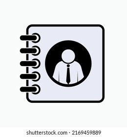 Icono de contacto. Símbolo de conexión - Vector.