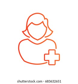  Contact icon flat.