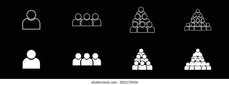 contact icon, group icon, teamwork icon, vector symbol illustration
