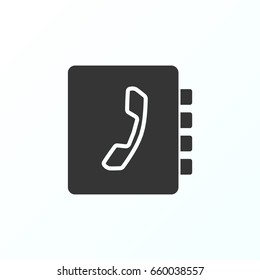 Contact icon illustration isolated vector sign symbol