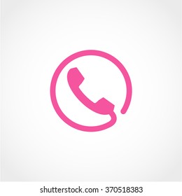 Contact Icon Isolated on White Background