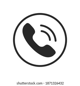 Kontaktsymbol. Mobiltelefon-Symbol für lauten Sound 24 Stunden am Tag Service-Konzept jederzeit