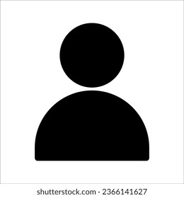 contact icon on white background