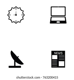 contact icon set