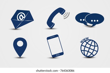 Contact Icon set