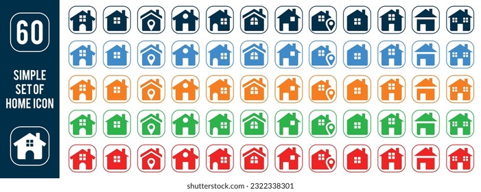Contact icon set vector Design.