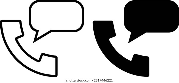 Contact icon sheet, simple trendy flat style line and solid Isolated vector illustration on white background. For apps, logo, websites, symbol , UI, UX, graphic and web design. EPS 10.