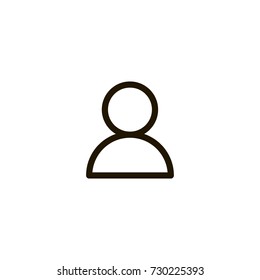 contact icon. sign design