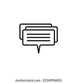 Contact icon stock vector illustration