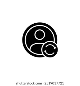 Contact icon stock vector illustration