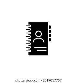 Ícone de contato ilustração de vetor de estoque