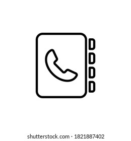 contact icon symbol vector isolated