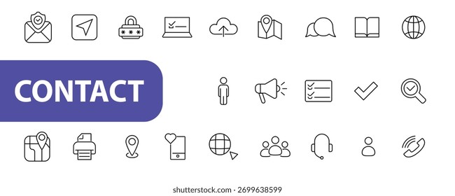 Kontakt-Symbol. Kontaktsymbol