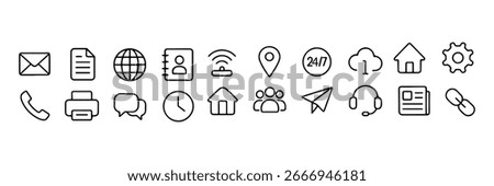 contact icon. contact us icon