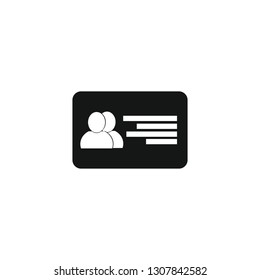 contact icon vector