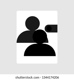 CONTACT ICON VECTOR