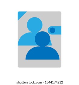CONTACT ICON VECTOR