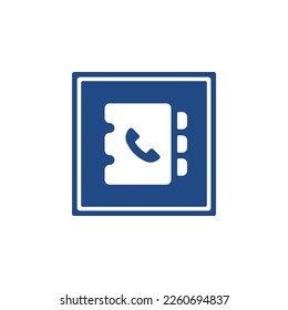contact Icon Vector Illustration Logo Template