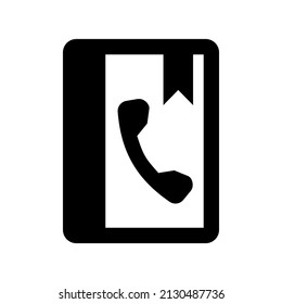 Design-Illustration für Vektorsymbol kontaktieren