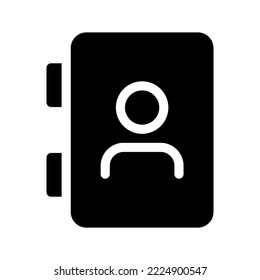 Contact Icon Vector Symbol Design Illustration