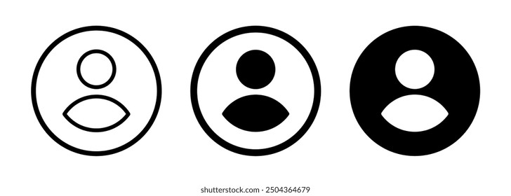 contact icon vector. user, account, person, symbol, icon, sign