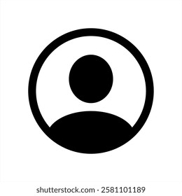 contact icon vector. user, account, person, symbol, icon, sign, vector 10 eps.