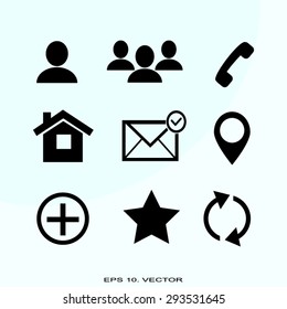 Contact icons