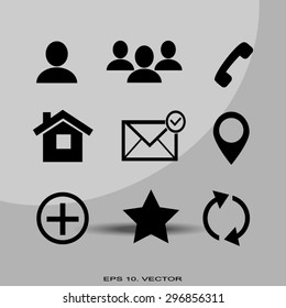 Contact icons