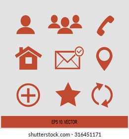 Contact icons
