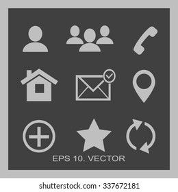 Contact icons