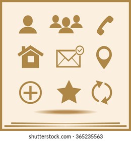 Contact icons
